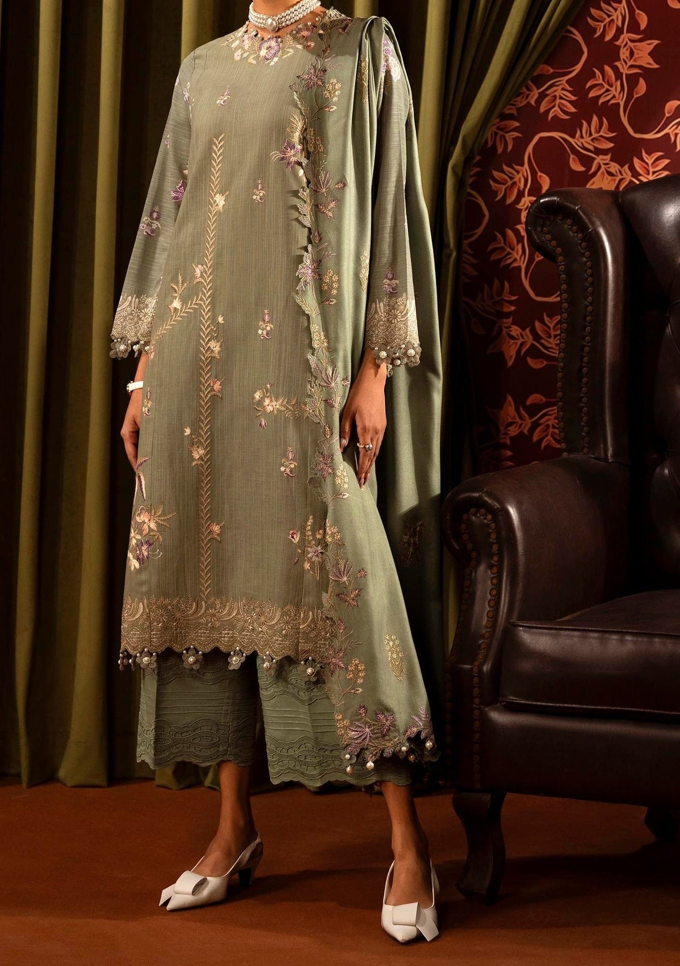 Sana Safinaz Muzlin Winter Pakistani Dress - db27271