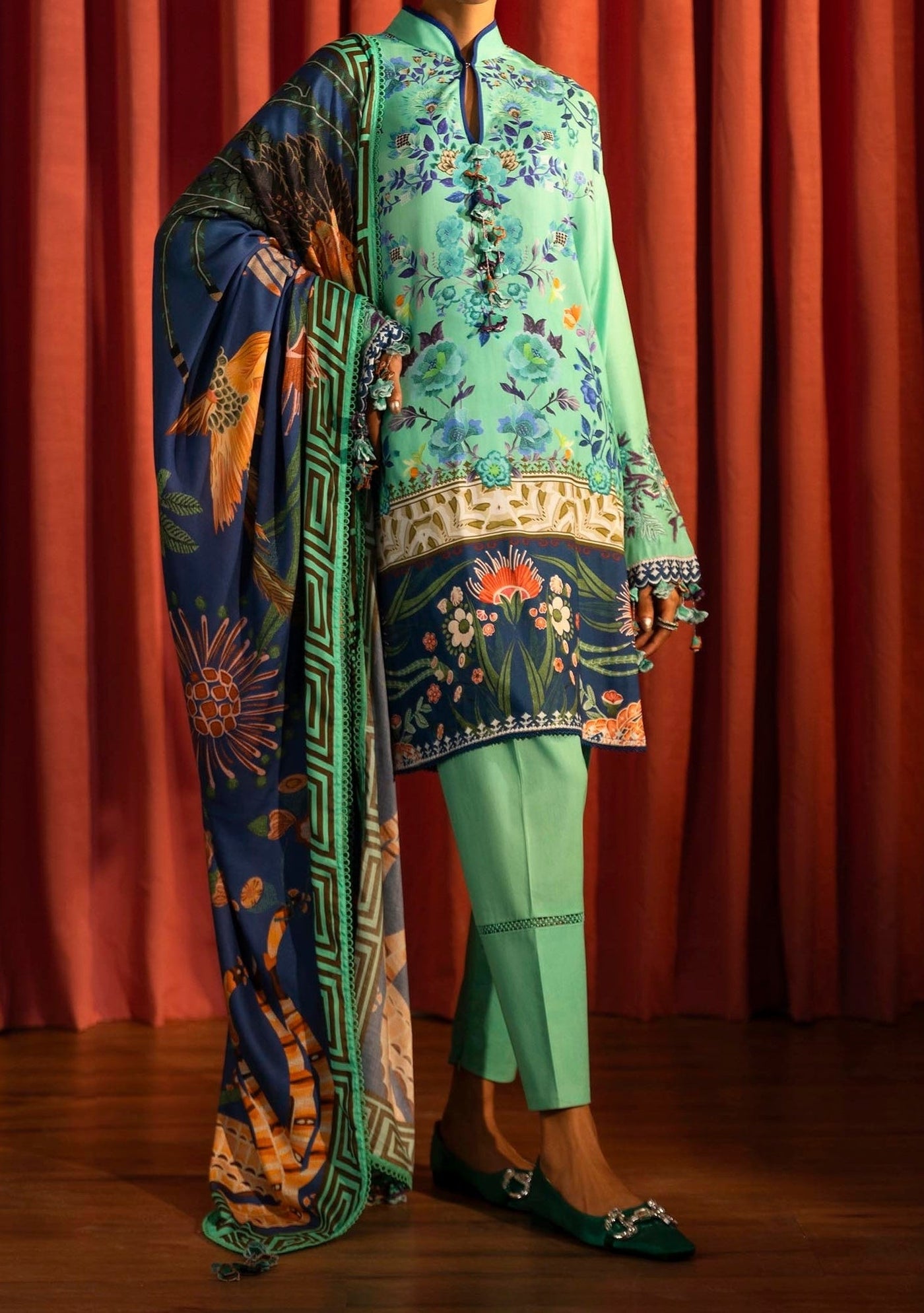 Sana Safinaz Muzlin Winter Pakistani Dress - db27293