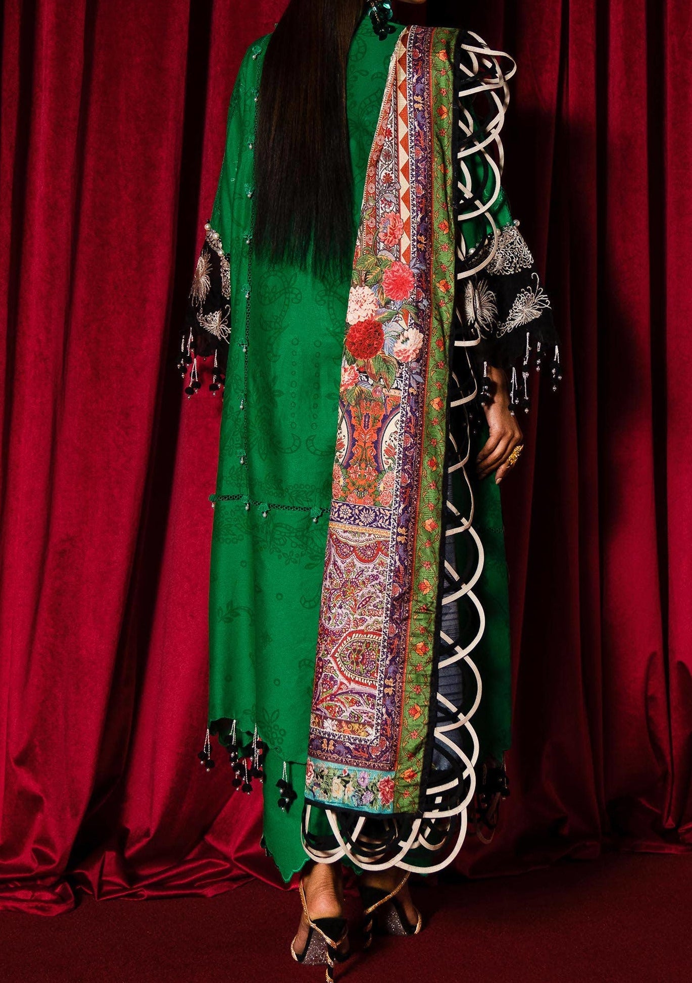 Sana Safinaz Pakistani luxury Lawn Dress - db25824