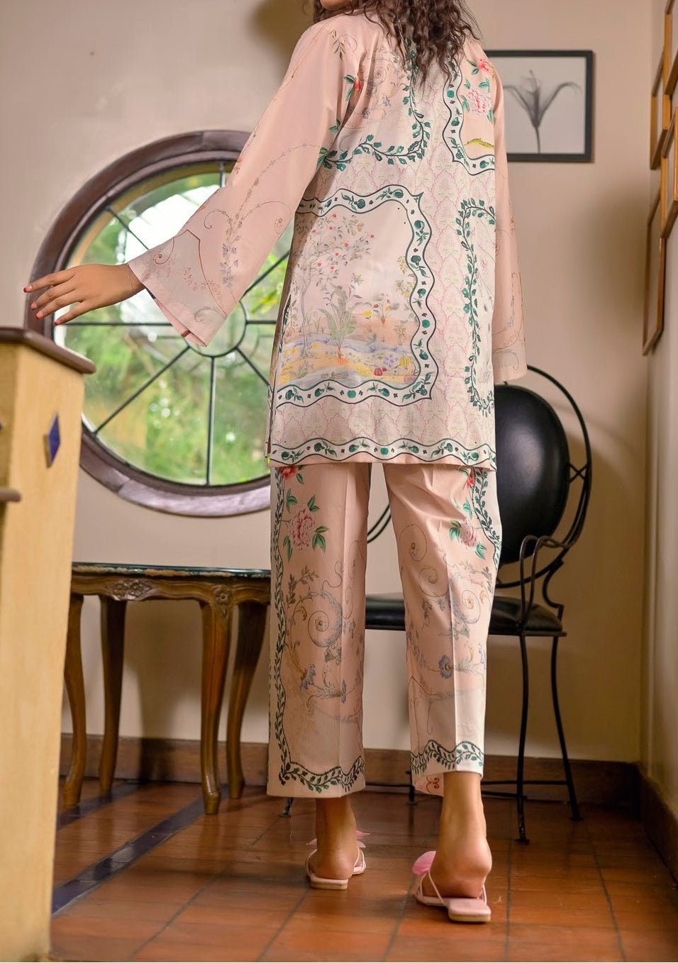 Saphron Digital Printed Ready Made Co - Ords - db30176