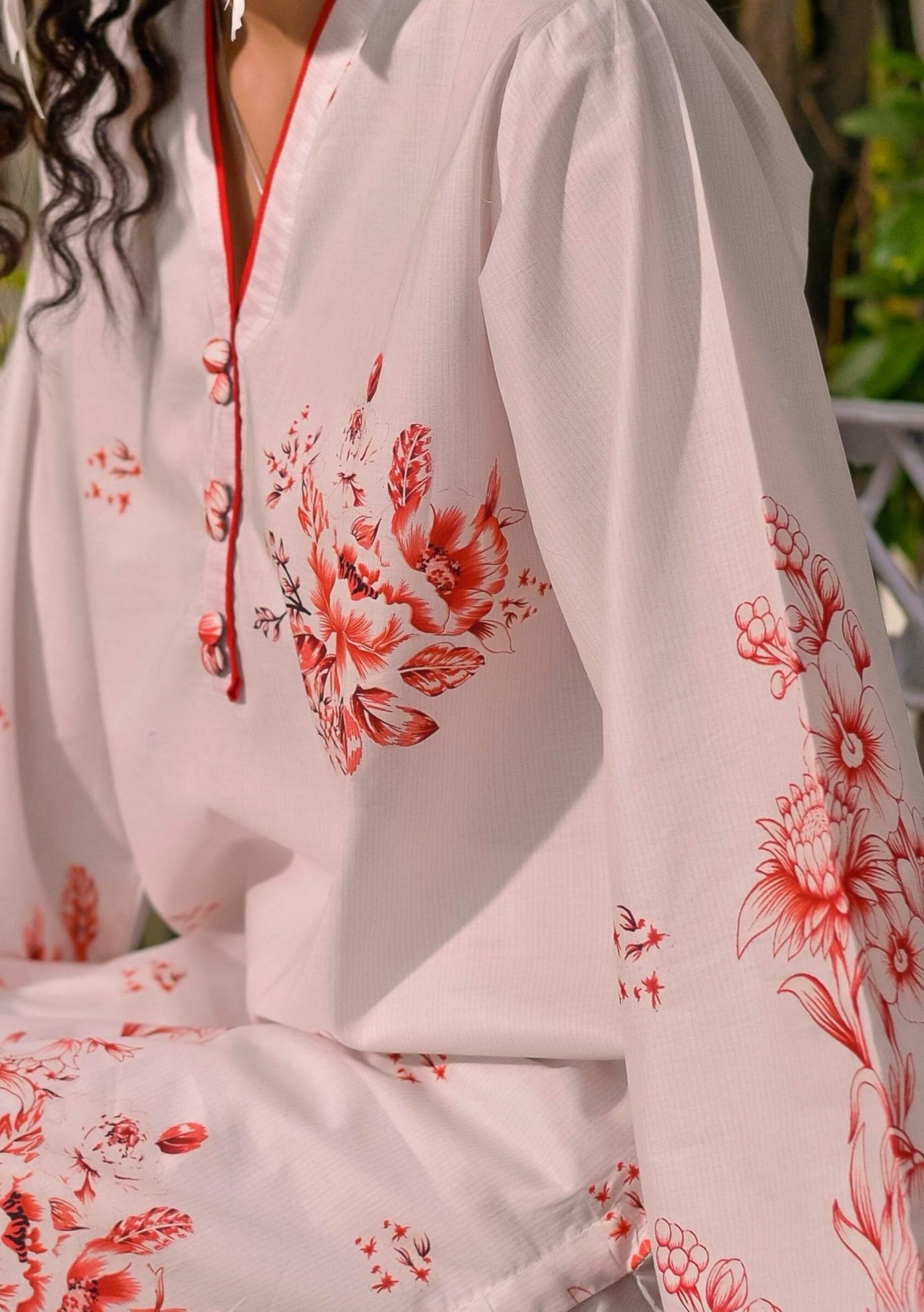 Saphron Digital Printed Ready Made Co - Ords - db30174