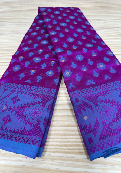 Traditional Halfsilk Jamdani Saree - db28596