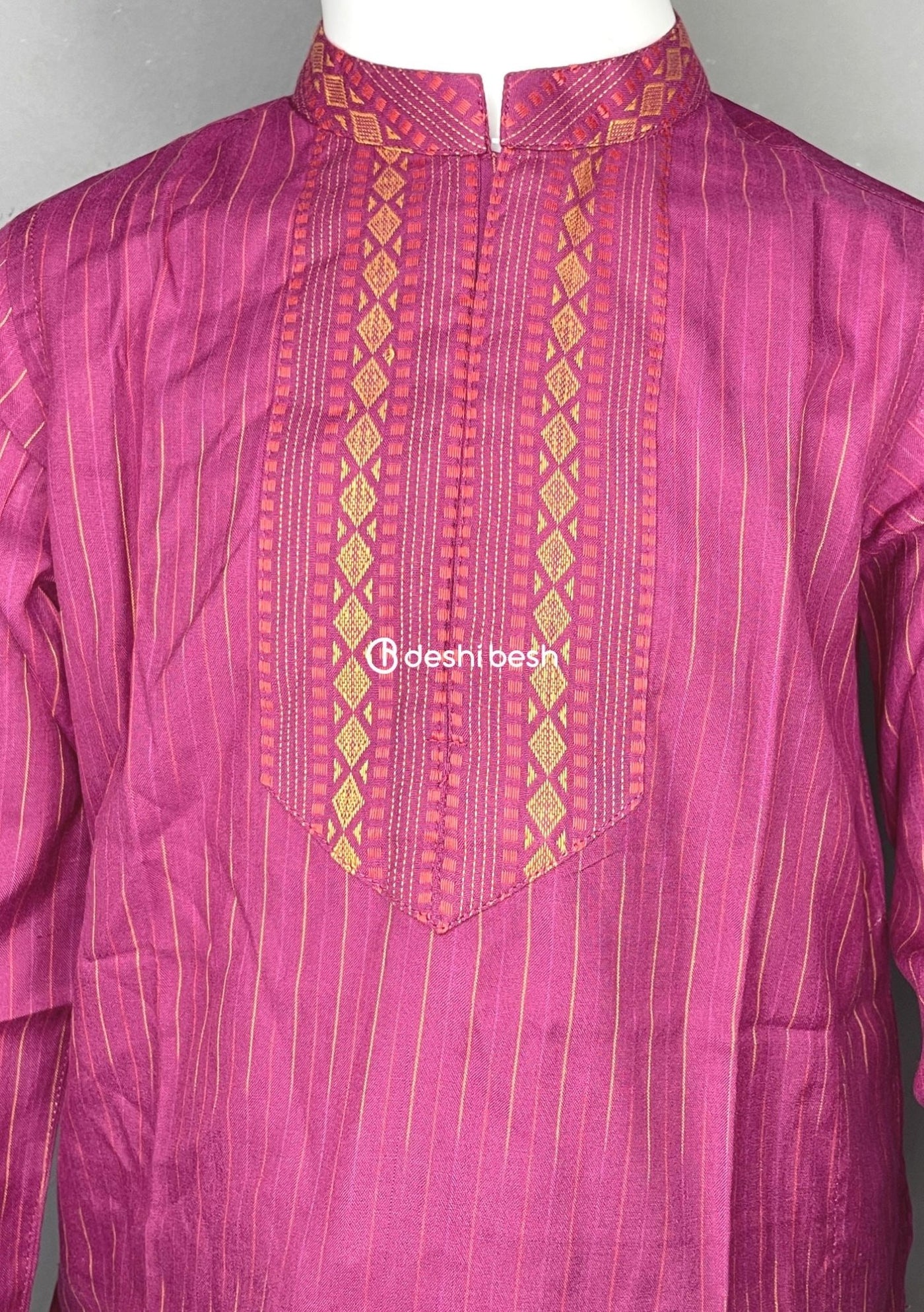 Aarong Handloom Mixed Cotton Punjabi - db18913