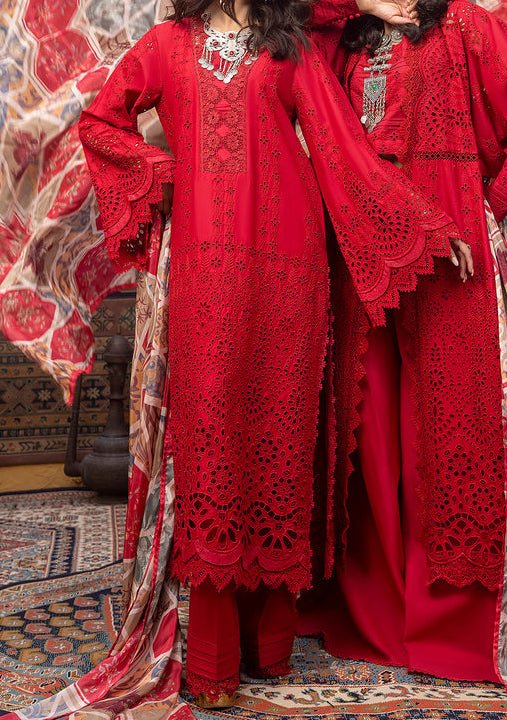 Adan's Libas Ayesha Pakistani Schiffli Lawn Dress - db25038