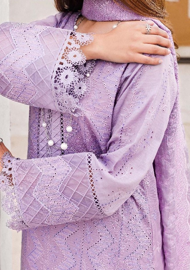 Adan's Libas Chikankari Pakistani Embroidered Lawn Dress - db25435