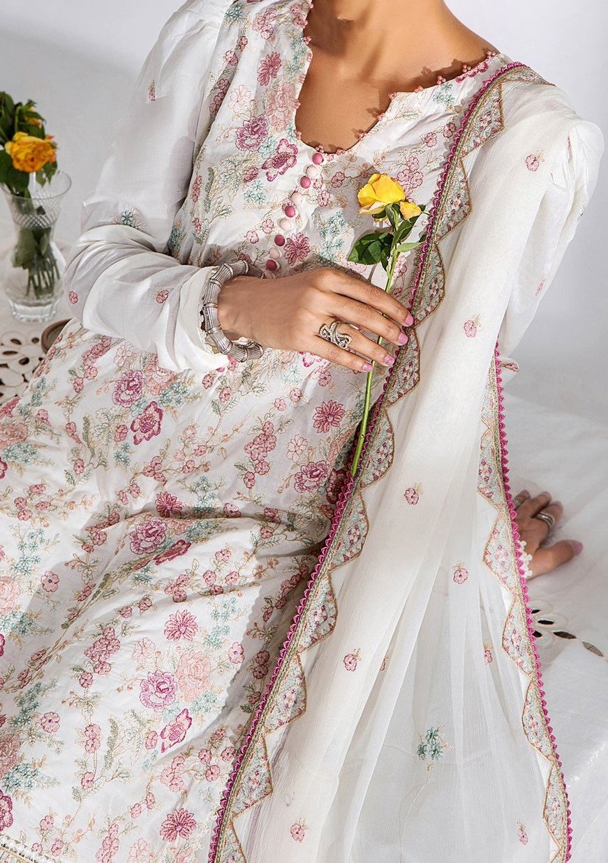 Adan's Libas Gull Pakistani Embroidered Lawn Dress - db25378