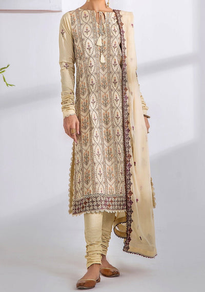 Adan's Libas Gull Pakistani Embroidered Lawn Dress - db25377