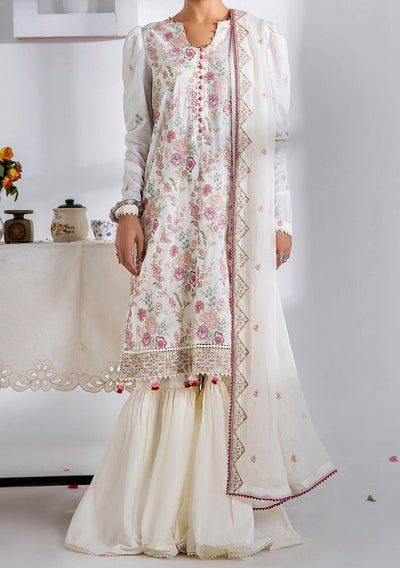 Adan's Libas Gull Pakistani Embroidered Lawn Dress - db25378