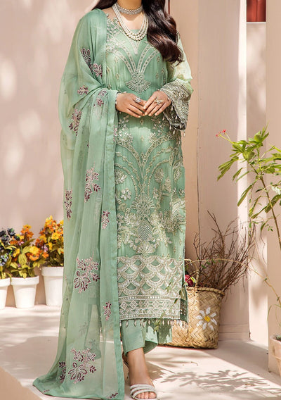 Adan's Libas lueur Pakistani Chiffon Dress - db23527
