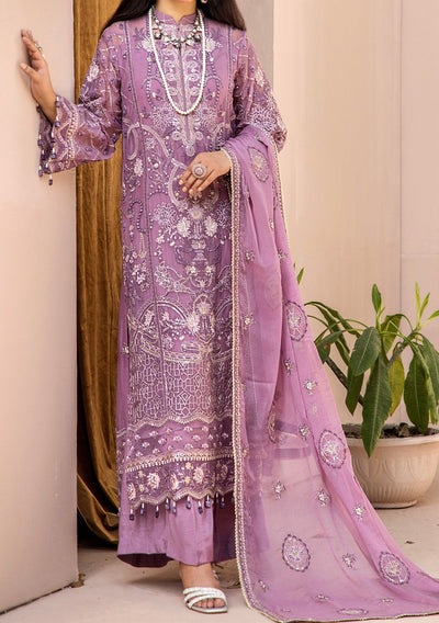 Adan's Libas lueur Pakistani Chiffon Dress - db23531
