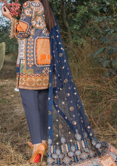 Adan's Libas Malhar Swiss Voile Pakistani Dress: Deshi Besh.
