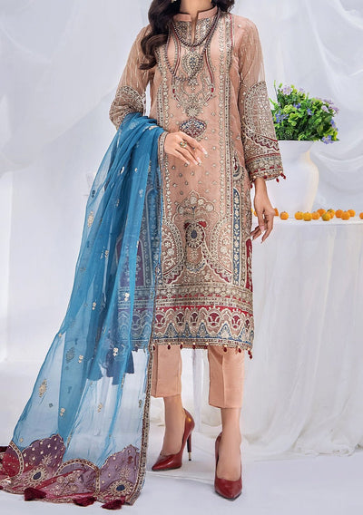 Adan's Libas Pret Pakistani Organza Dress - db22849