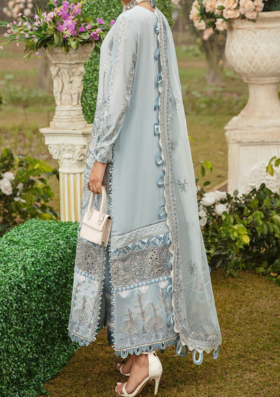 Afrozeh Designer Naiad Luxury Pakistani Lawn Dress - db18453