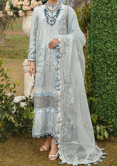 Afrozeh Designer Naiad Luxury Pakistani Lawn Dress - db18453
