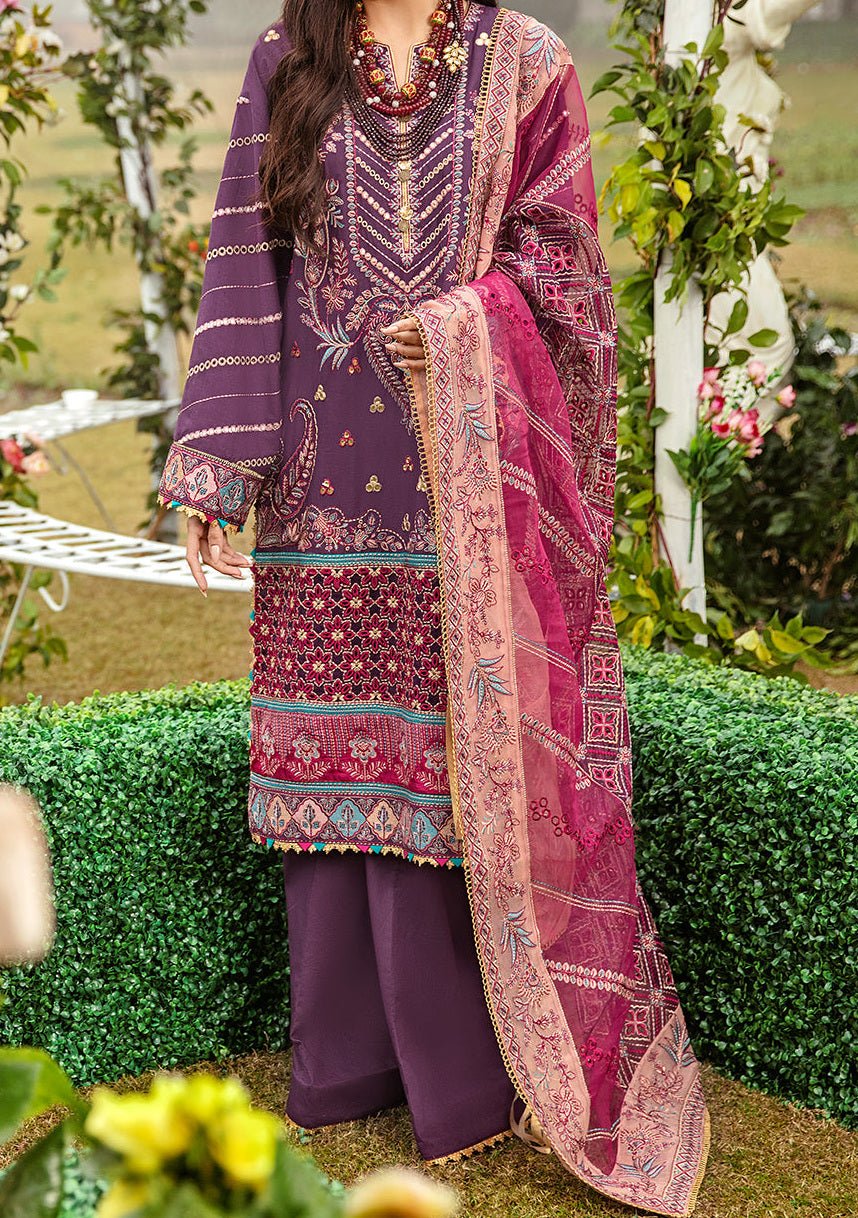 Afrozeh Designer Zisa Luxury Pakistani Lawn Dress - db18451