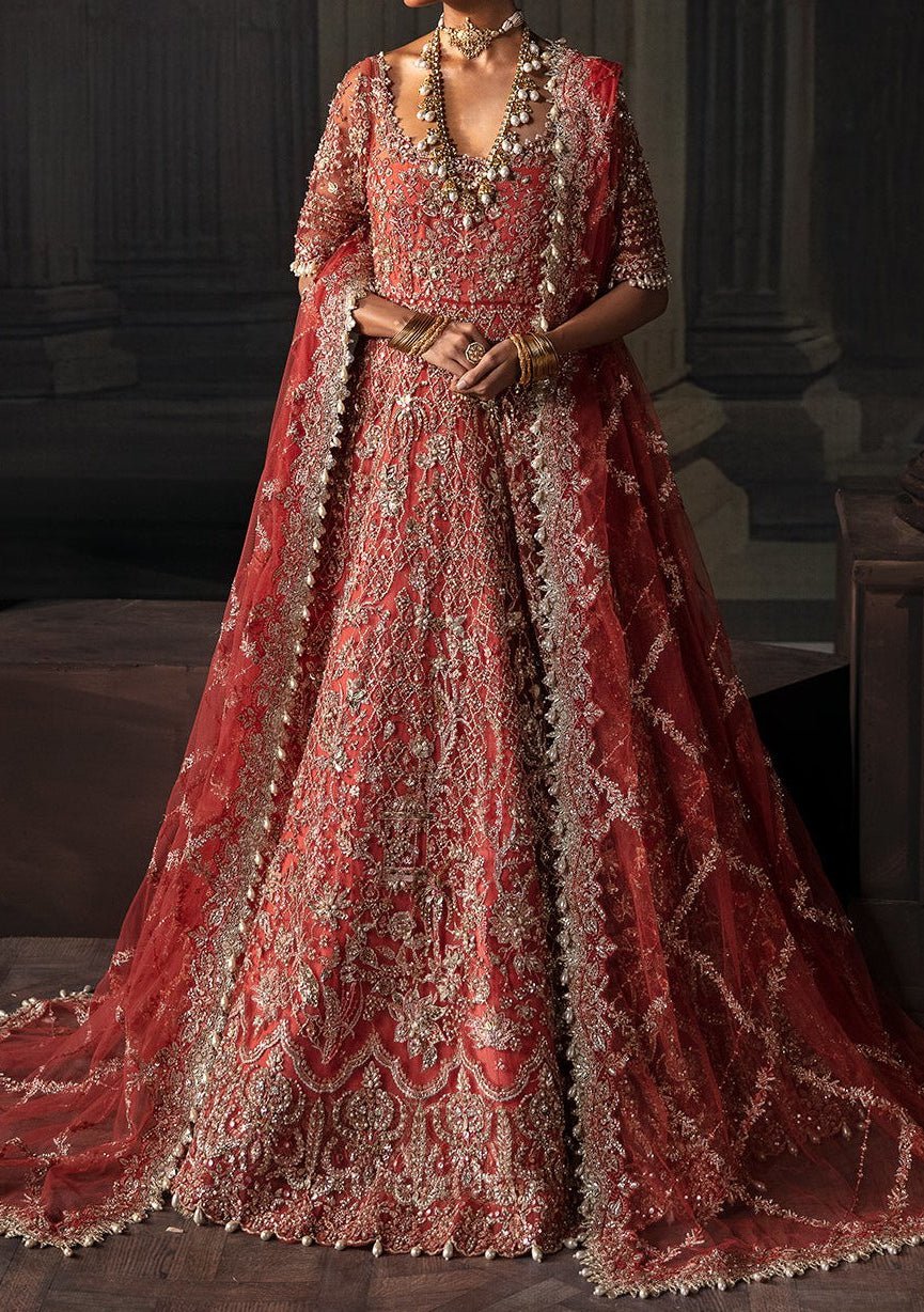 Afrozeh Lavinia Pakistani Luxury Net Anarkali - db24435