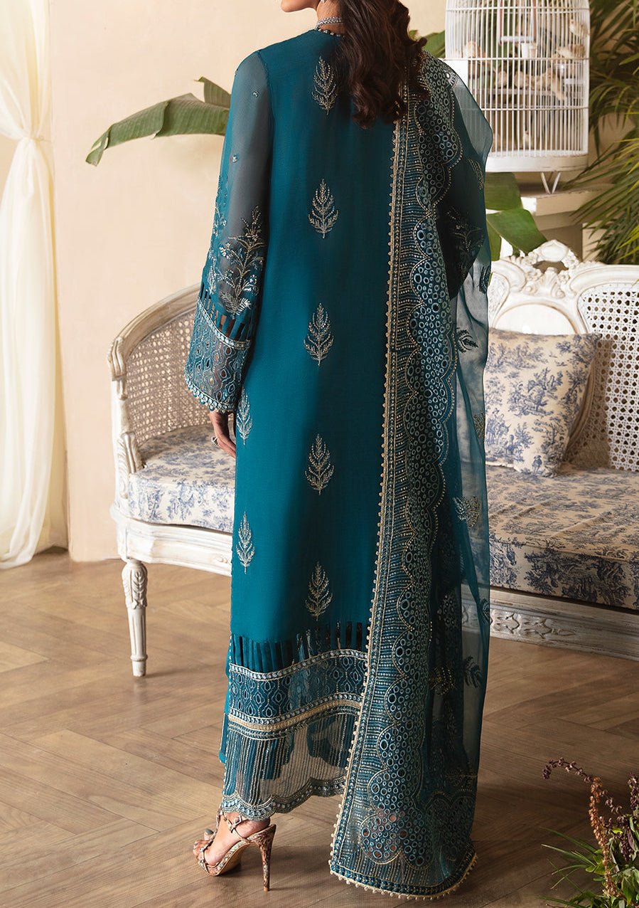 Afrozeh Liana Pakistani Luxury Chiffon Dress db25148