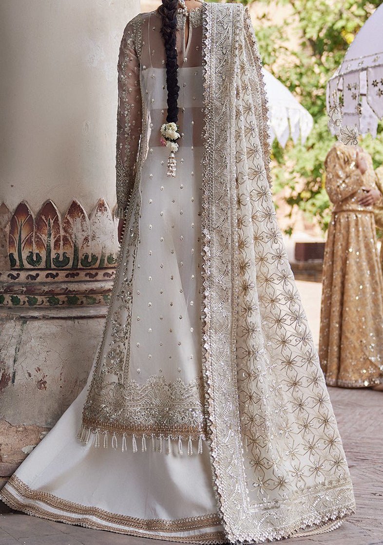 white organza dress pakistani Buy Embroidered Organza Front Slit Pakistani Suit in Off White Online : KCH12622