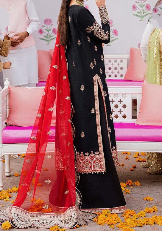 Akbar Aslam Nazmin Pakistani Luxury Raw Silk Dress - db24732