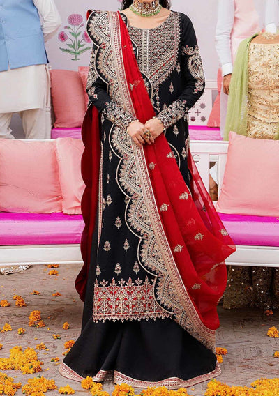 Akbar Aslam Nazmin Pakistani Luxury Raw Silk Dress - db24732