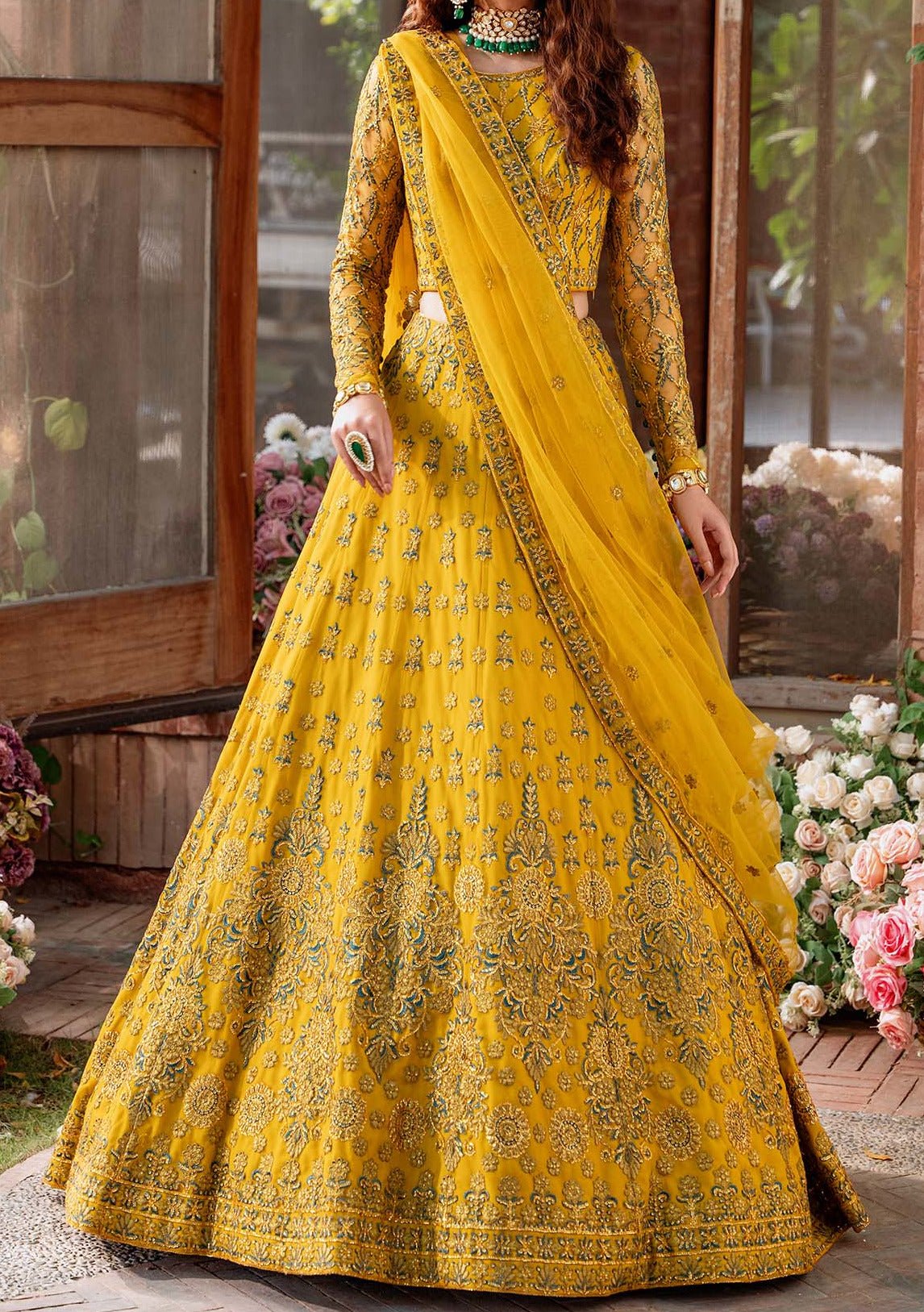 Girlish Net Dori Work Designer Lehenga Choli