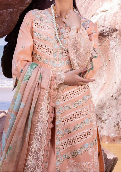 Akbar Aslam Sweet Pea Pakistani Luxury Lawn Dress - db25524