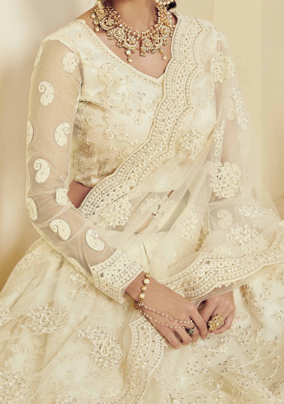 Alizeh Heritage Designer Bridal Wear Lehenga Choli: Deshi Besh.