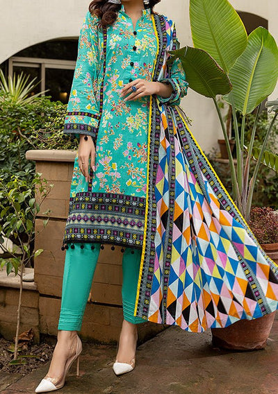 Alzohaib Designer Anum Printed Pakistani Lawn Dress - db18299
