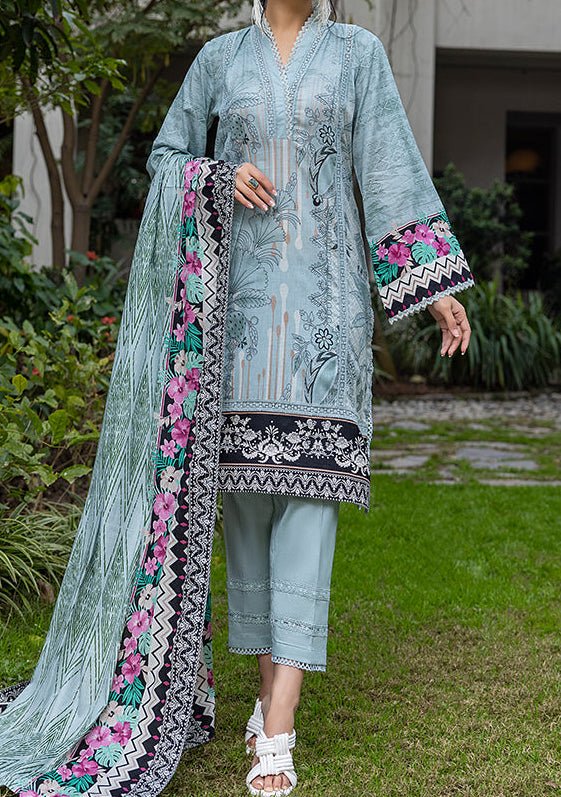 Alzohaib Designer Anum Printed Pakistani Lawn Dress - db18294