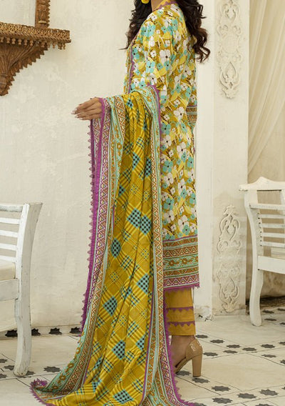 Alzohaib Designer Anum Printed Pakistani Lawn Dress - db19885