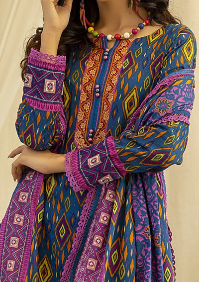 Alzohaib Designer Anum Printed Pakistani Lawn Dress - db19889