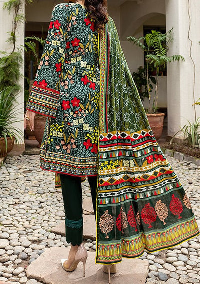 Alzohaib Designer Anum Printed Pakistani Lawn Dress - db18311