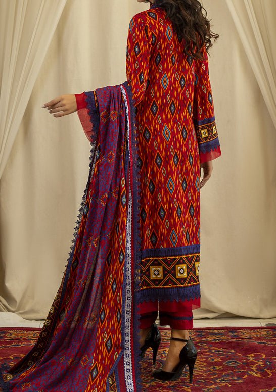 Alzohaib Designer Anum Printed Pakistani Lawn Dress - db19887