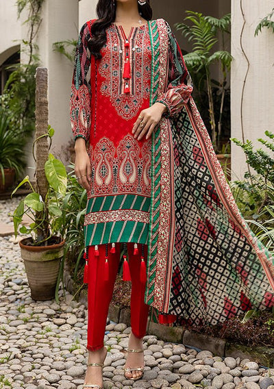 Alzohaib Designer Anum Printed Pakistani Lawn Dress - db18310