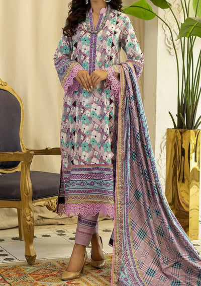 Alzohaib Designer Anum Printed Pakistani Lawn Dress - db19886