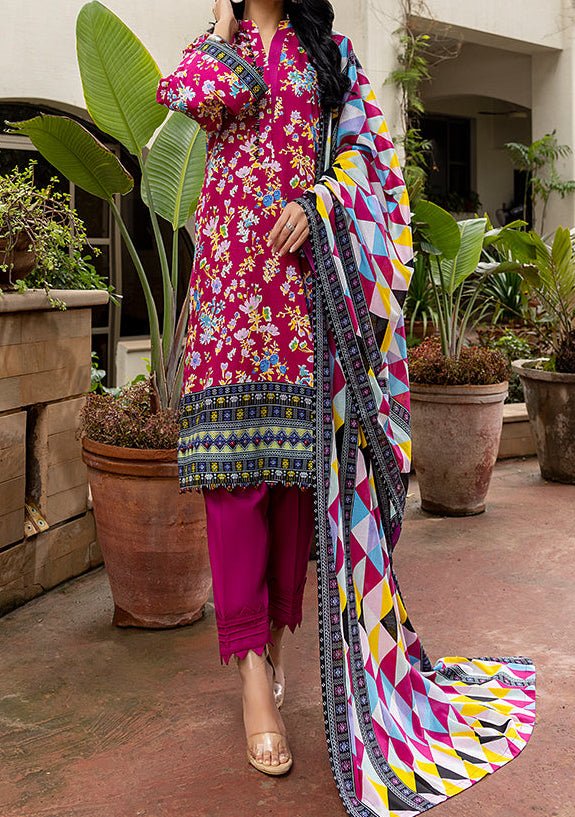 Alzohaib Designer Anum Printed Pakistani Lawn Dress - db18297