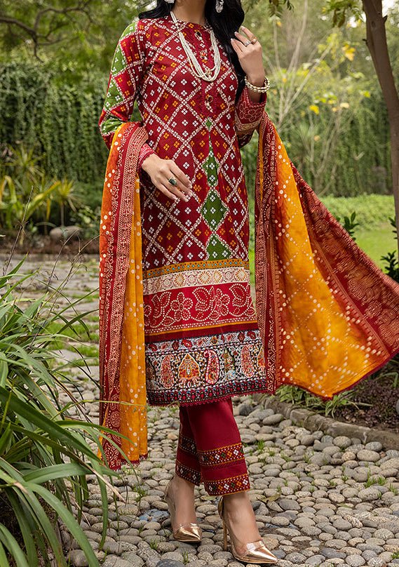 Alzohaib Designer Anum Printed Pakistani Lawn Dress - db18307