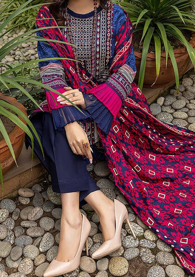Alzohaib Designer Anum Printed Pakistani Lawn Dress - db18314