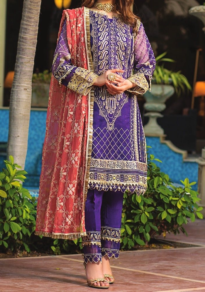 Alzohaib Formal Wedding Edition Luxury Pakistani Dress - db14829