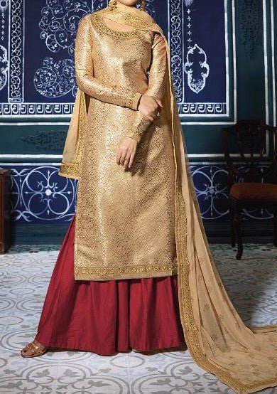 Amirah Designer Banaras Party Wear Palazzo Suit - db20297