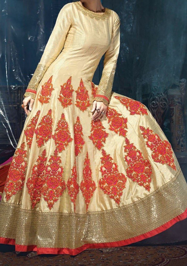 Anarkali Bazaar Designer Collection Anarkali Suit: Deshi Besh.
