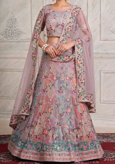 Arya Designs Bridal Wear Lehenga Choli - db21741