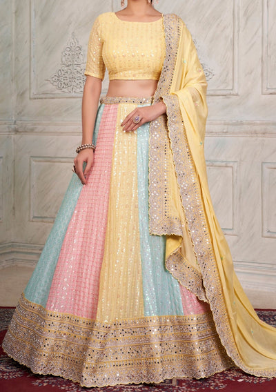 Arya Designs Bridal Wear Lehenga Choli - db21743
