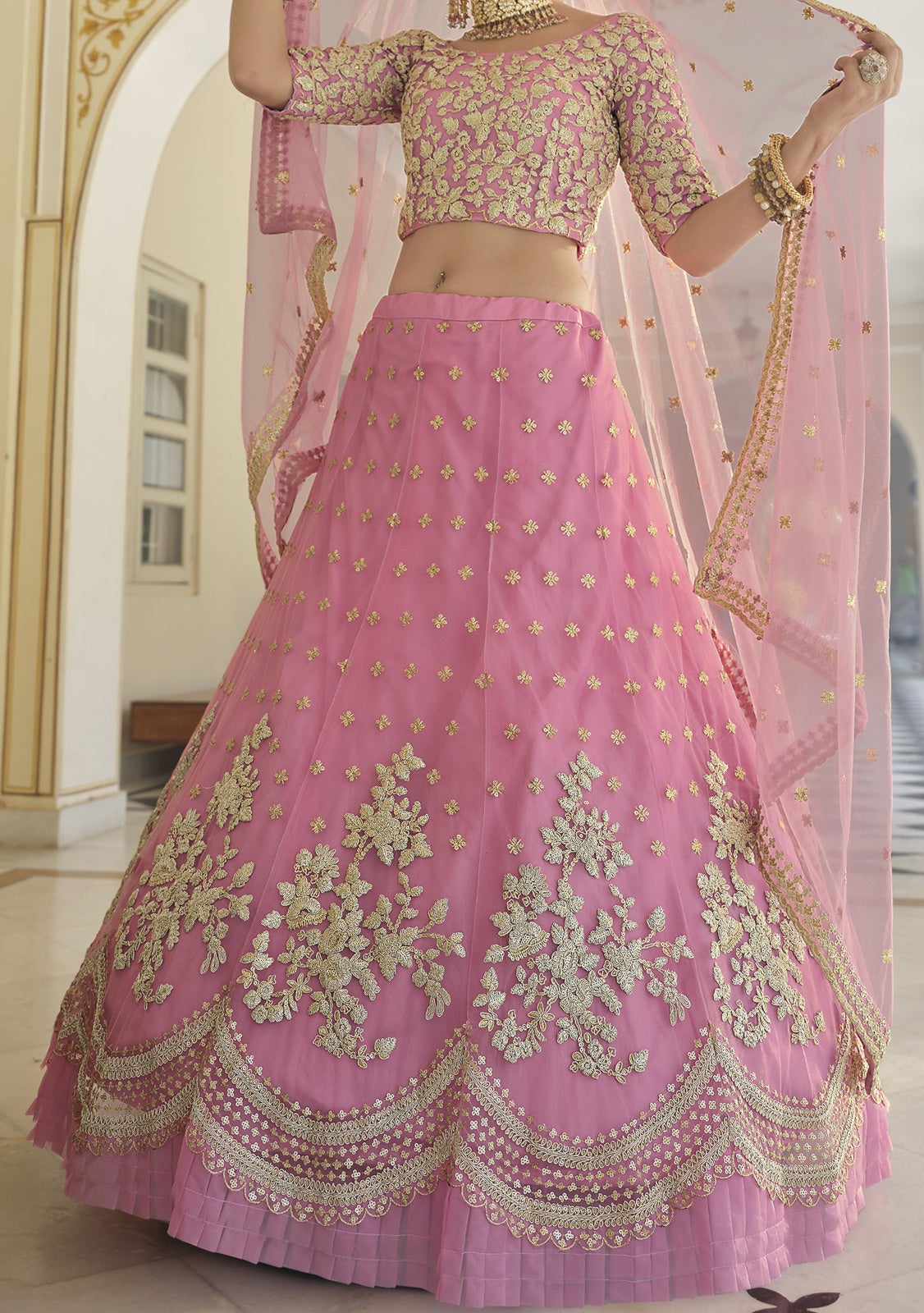 Arya Designs Cinderella Bridal Wear Lehenga Choli - db17546