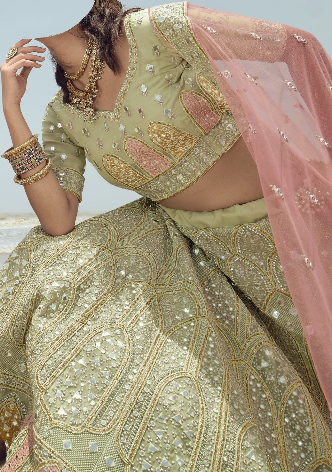 Arya Designs Kimaya Bridal Wear Lehenga Choli - db20070
