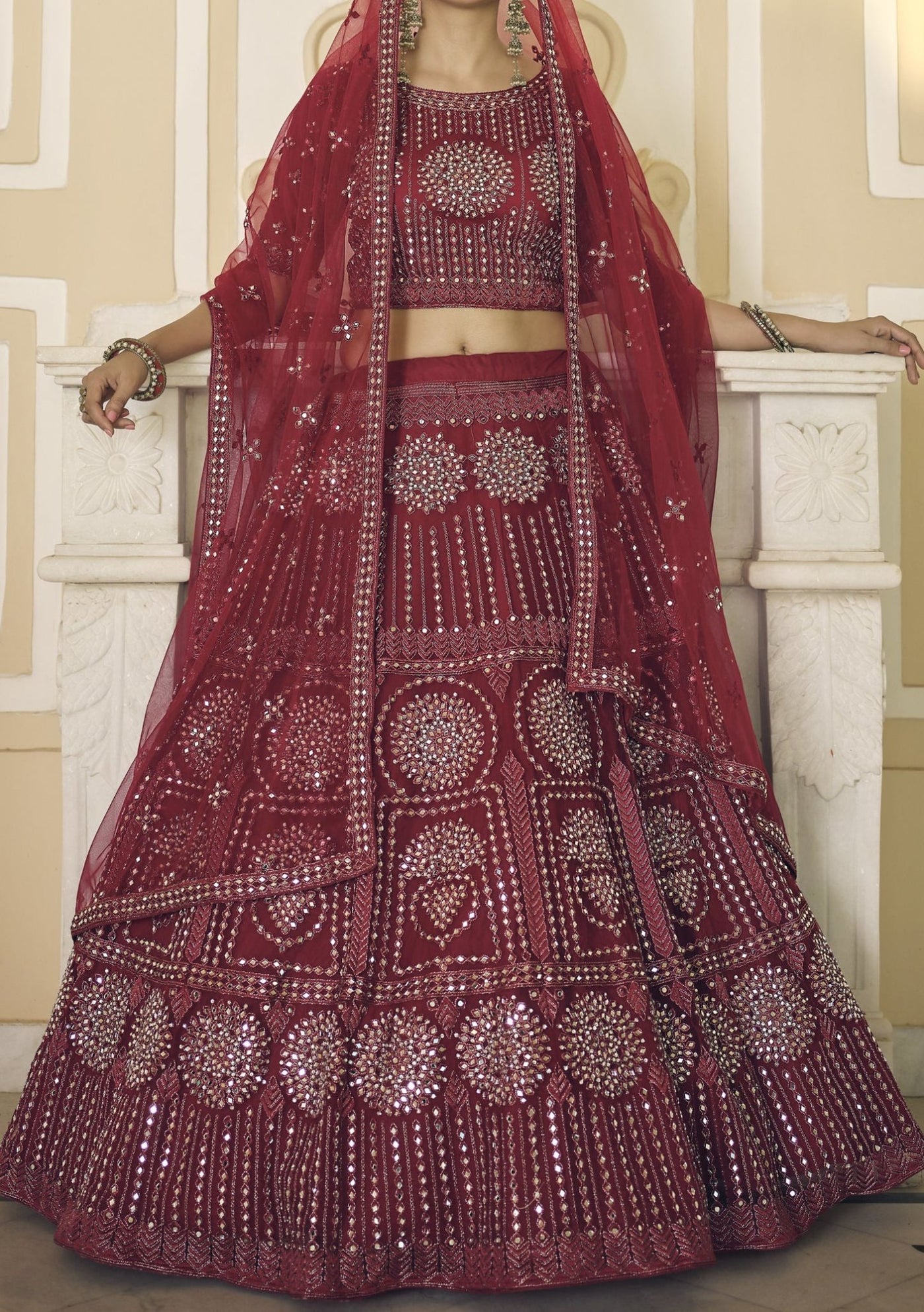 Arya Designs Poshak Bridal Wear Lehenga Choli - db18547