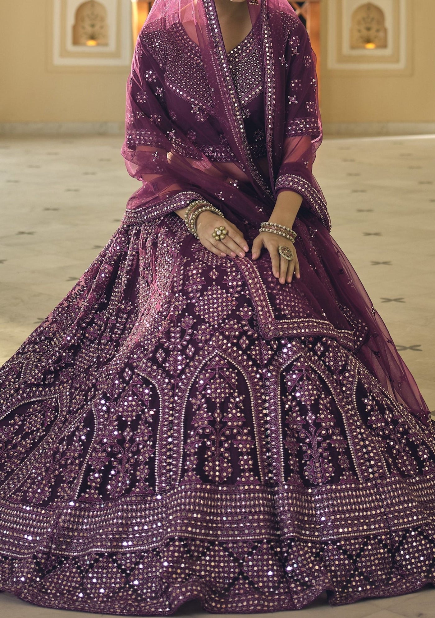 Arya Designs Poshak Bridal Wear Lehenga Choli - db18549