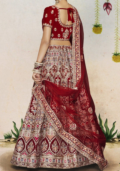Arya Designs Pratha Bridal Wear Lehenga Choli - db20134