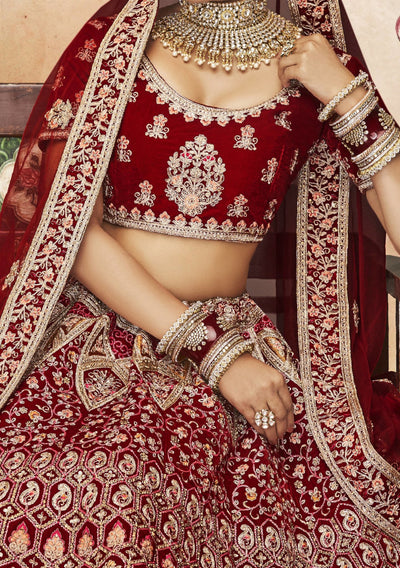 Arya Designs Pratha Bridal Wear Lehenga Choli - db20135