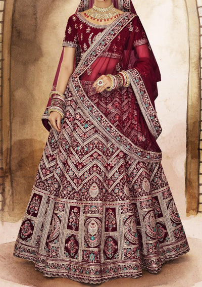 Arya Designs Pratha Bridal Wear Lehenga Choli - db20133